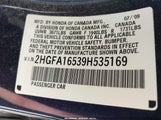 Honda Civic Lx 2HGFA16539H535169 снимка