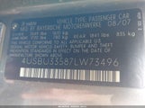 BMW Z4 3.0I 4USBU33587LW73496 снимка