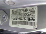 Honda Civic Lx 2HGES16643H598080 снимка