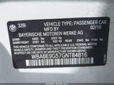 BMW 328I WBA8E9G57GNT84816 fotografie