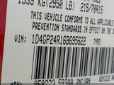 Dodge Grand Caravan Se 1D4GP24R16B695622 снимка