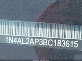 Nissan Altima 2.5 S 1N4AL2AP3BC183615 снимка