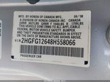 Honda Civic Lx 2HGFG12648H558066 снимка