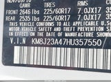 Hyundai Tucson Se KM8J23A47HU357550 снимка