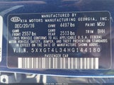 Kia Optima Lx 5XXGT4L34HG144180 снимка