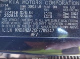 Kia Soul KNDJN2A20F7789347 fotografie