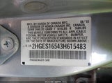 Honda Civic Lx 2HGES16543H615483 снимка