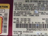Ford Fusion Se 3FA6P0HD1FR211414 снимка