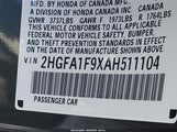 Honda Civic Ex-L 2HGFA1F9XAH511104 снимка