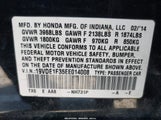 Acura Ilx 2.0L 19VDE1F35EE014008 снимка