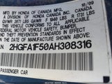 Honda Civic Lx 2HGFA1F50AH308316 снимка