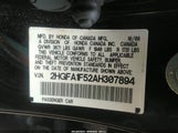 Honda Civic Lx 2HGFA1F52AH307894 снимка
