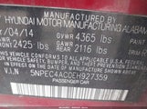 Hyundai Sonata Se 5NPEC4AC0EH927359 снимка