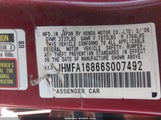 Honda Civic Ex JHMFA16866S007492 снимка