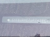 Toyota Corolla Xle 5YFBURHE7JP743862 снимка