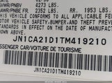 Nissan Maxima Gle/Gxe/Se JN1CA21D1TM419210 снимка