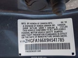 Honda Civic Lx-S 2HGFA166X9H541785 снимка