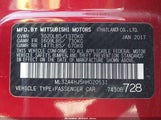 Mitsubishi Mirage Se ML32A4HJ5HH020531 снимка