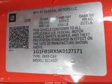 Chevrolet Camaro 1Ls 1G1FB1RX5K0127171 снимка