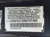 Honda Civic Si 2HGFG21508H701660 снимка