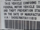 Honda Cr-V Ex SHSRD78873U111819 снимка