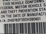 Honda Civic Lx 2HGFB2F59DH590401 снимка
