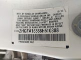 Honda Civic Lx 2HGFA16566H510388 снимка