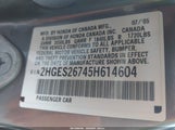 Honda Civic Ex 2HGES26745H614604 снимка