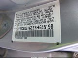 Honda Civic Lx 2HGES16553H545198 снимка