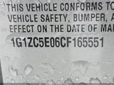 Chevrolet Malibu 1Lt 1G1ZC5E06CF165551 снимка