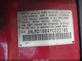 Honda Cr-V Ex JHLRD1864YC022185 снимка