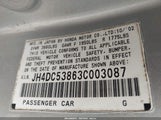 Acura Rsx JH4DC53863C003087 снимка