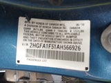 Honda Civic Lx 2HGFA1F51AH566926 снимка