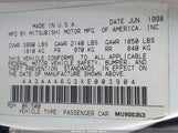 Mitsubishi Galant Es 4A3AA46G3XE003904 снимка