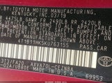 Toyota Camry Le 4T1B11HK5KU763155 fotografie