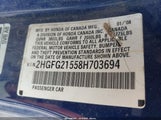 Honda Civic Si 2HGFG21558H703694 снимка
