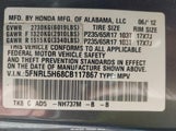 Honda Odyssey Ex-L 5FNRL5H68CB117867 снимка