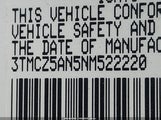 Toyota Tacoma Sr5 V6 3TMCZ5AN5NM522220 снимка