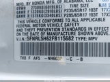 Honda Odyssey Ex-L 5FNRL5H62FB115682 снимка