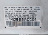 Honda Accord 3.0 Ex 1HGCM66515A020803 photo