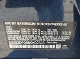 BMW X3 xDrive30I 5UX53DP08N9K02323 fotografie