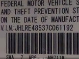 Honda Cr-V Ex JHLRE48537C061192 снимка