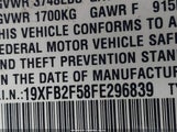Honda Civic Lx 19XFB2F58FE296839 снимка