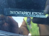 Nissan Versa 1.6 Sl 3N1CN7AP8DL875261 снимка