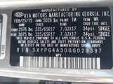 Kia Sorento 2.4L L 5XYPG4A30GG029397 photo