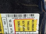 Ford Focus S 1FADP3E23HL331163 снимка