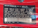 Honda Civic Type R Touring SHHFK8G79MU201634 photo