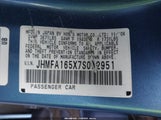 Honda Civic Lx JHMFA165X7S002951 снимка