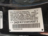 Honda Civic Lx 2HGFA1F51AH540813 снимка