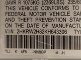 Honda Cr-V Ex-L 2HKRW2H82KH643306 снимка